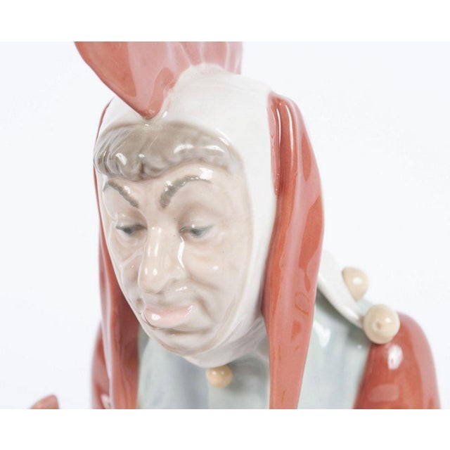 Norman Rockwell Court Jester Statue by Lladró Porcelain, Ltd 1234/5000 For Sale In Los Angeles - Image 6 of 7