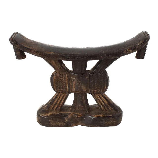 African Early 20th Century Shona Wood Headrest For Sale - Image 3 of 7