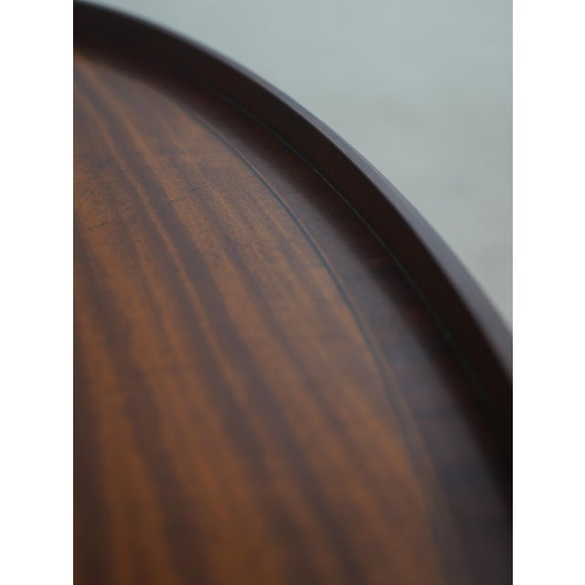 Baker Historic Charleston Mahogany Tray Top Table For Sale - Image 9 of 15