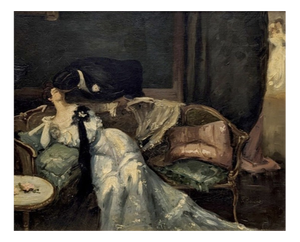 R Boucher, Vertigo, 1903, Oil on Canvas