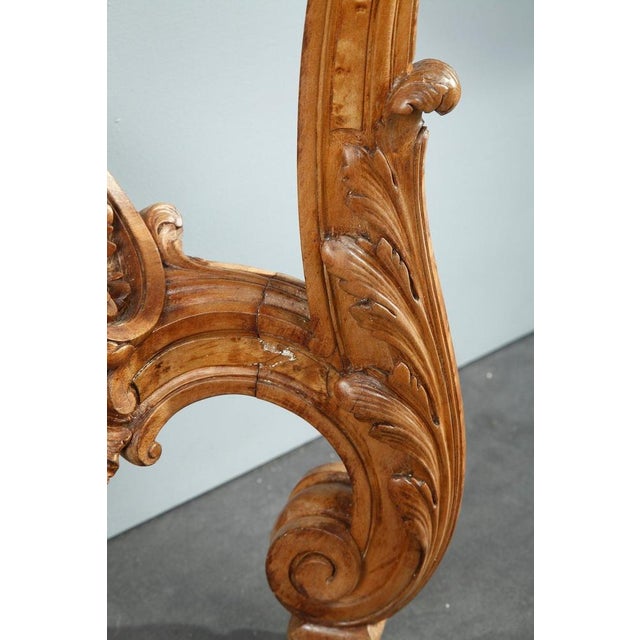 Louis XV-Style Console Tables with Marble Tops, Set of 2 For Sale - Image 16 of 18