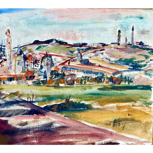 Abstract Expressionism Theresa Bernstein, Oil Painting Israeli Landscape Theresa Bernstein Ashcan Realism For Sale - Image 3 of 10