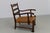1930s Danish Art Nouveau Lounge Chair in Oak and Papercord, 1930s For Sale - Image 5 of 18