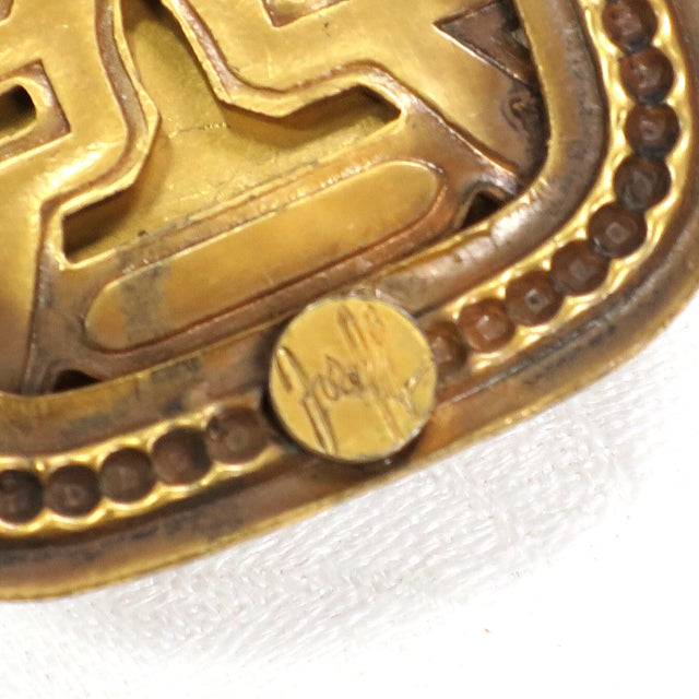 Vintage Designer Joseff of Hollywood Asian Necklace 1940s For Sale - Image 10 of 11