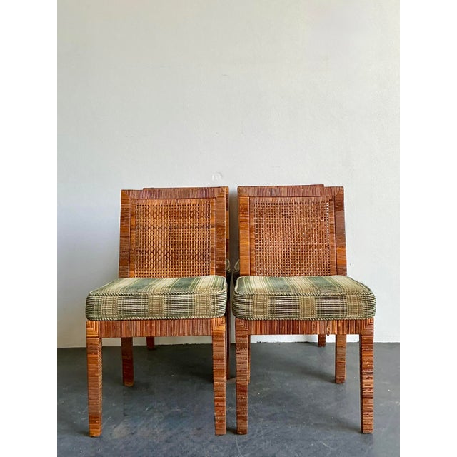 This exceptional set of four dining chairs from the renowned Bielecky Brothers represents the pinnacle of 1970s organic...