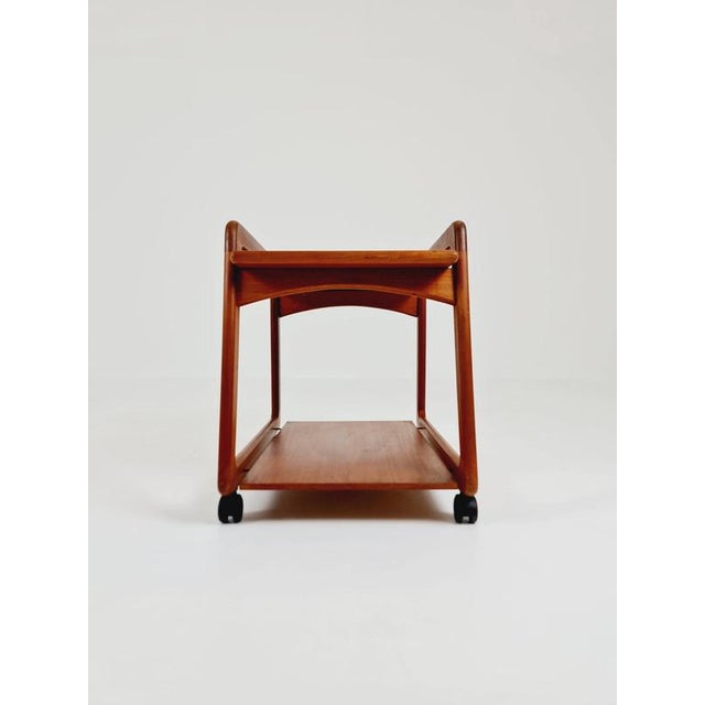 Vintage Danish Trolley in Teak from Sika Mobler, 1960s For Sale - Image 9 of 18