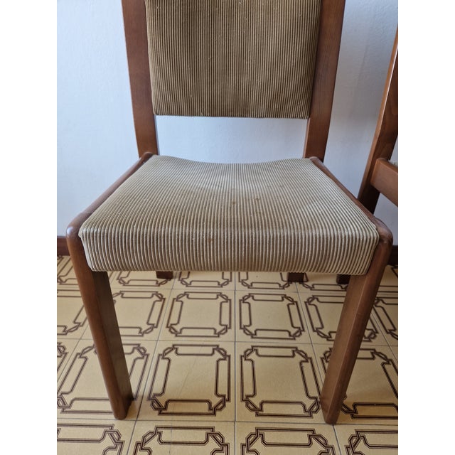 Textile Vintage Chairs, 1960s, Set of 4 For Sale - Image 7 of 10