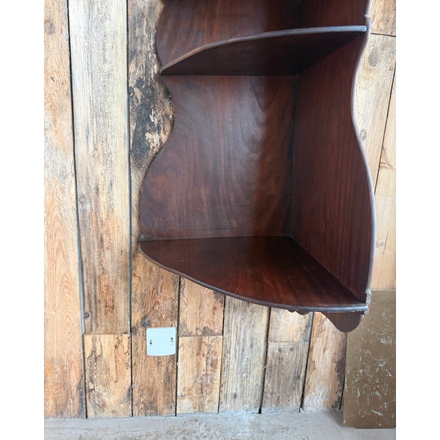 Antique Corner Shelf in Wood For Sale - Image 6 of 8