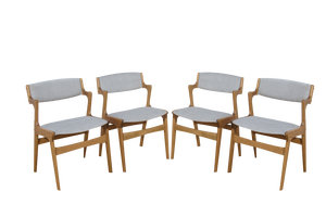 Mid-Century Danish Dining Chairs from Nova Mobler, 1960s, Set of 4