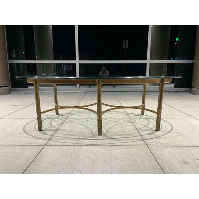 Asian Influence Coffee Table in Faux Bamboo From Mastercraft For Sale - Image 13 of 13