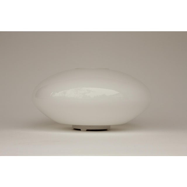 White Opal Glass Recessed Ceiling Light by Wilhelm Wagenfeld for Lindner, 1960s For Sale - Image 13 of 15