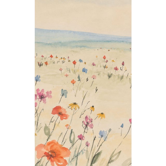 Not Yet Made - Made To Order Wildflower Art Print – Floral Meadow Landscape, 54" X 36" For Sale - Image 5 of 7