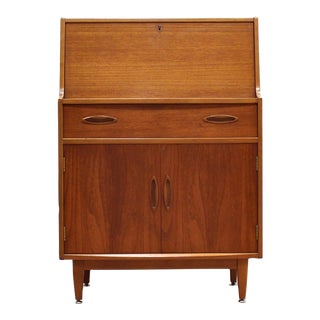 1960s Mid Century Secretary Desk Bureau by Jentique Furniture For Sale
