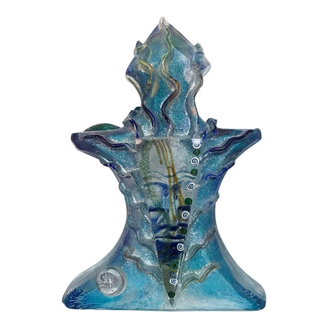 Cast Glass Sculpture by Susan Gott For Sale