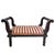 Late 19th Century Jacobethan Revival Miniature Striped Spool Bench For Sale In Dallas - Image 6 of 18