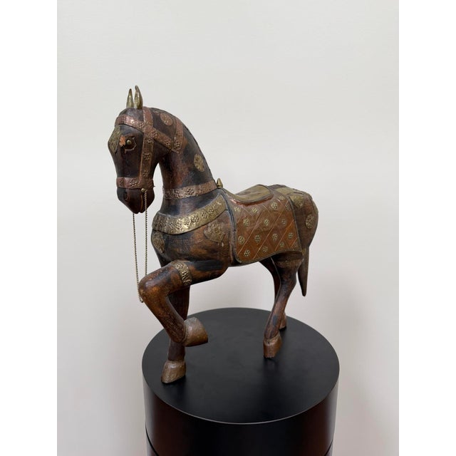 1950s Indian Tang Style Horse Sculpture For Sale In New York - Image 6 of 18