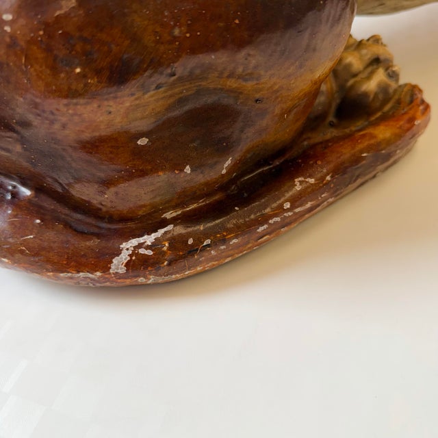 Vintage Mid-Century Extra Large Basset Hound Sculpture For Sale - Image 9 of 12
