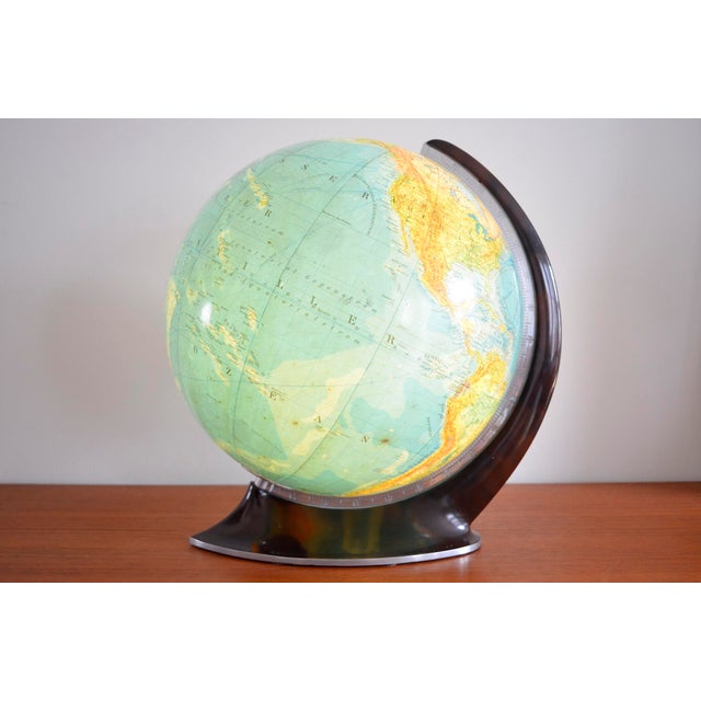 1960s Streamline Globe from C.A. Kochs Publishing House, 1960s For Sale - Image 5 of 18