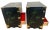 Black Vintage Set of Two Chinoiserie Nightstands Side Tables Japanese Tansu Inspired For Sale - Image 8 of 12