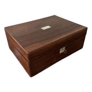 Antique Victorian Rosewood Writing Slope, 1860 For Sale