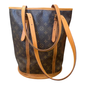 A 2006 Louis Vuitton Monogram Coated Canvas and Leather Bucket Gm Tote Bag