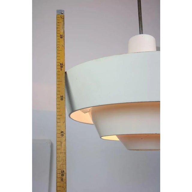 Mid-Century Modern Industrial Danish Cascade Pendant Lamp For Sale - Image 10 of 16
