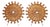 Italian Sunburst Mirrors, 1950s, Set of 2 For Sale