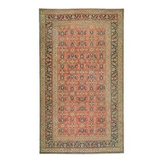 Zabihi Collection Luxurious Oversize Antique Persian Doroksh Rug - 11'7" x 19'10" For Sale