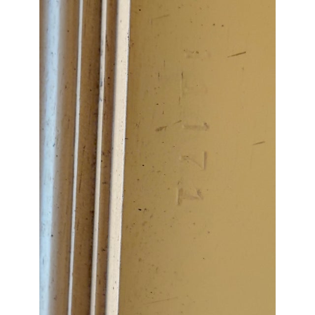 Off-white 1970s French White Rolling Buffet Cabinet With Leaves For Sale - Image 8 of 8