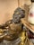 French 18th C. French Louis XV Gilt and Bronze Chenets Andirons-a Pair For Sale - Image 3 of 11