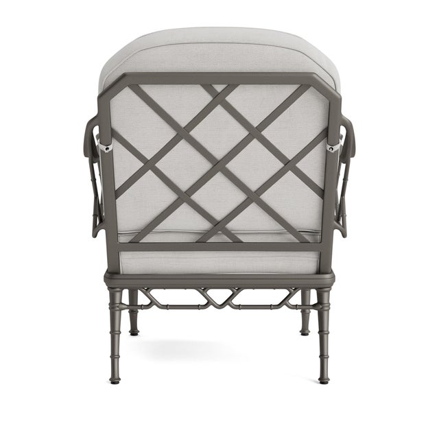 Brown Jordan Brown Jordan Calcutta Lounge Chair, Mica frame with Fusion Dove fabric For Sale - Image 4 of 11