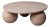 Trinity Travertine Round Coffee Table 43.3" For Sale