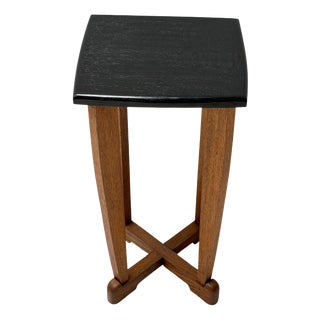 Art Deco Dutch Side Table in Oak, 1920s For Sale