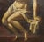 Brown Baroque Oil on Canvas, Neapolitan School, Early 18th Century For Sale - Image 8 of 11