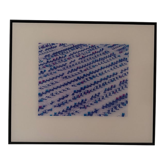 Late 20th Century Alex MacLean Aerial Photograph-Semi’s Meet Environment For Sale
