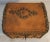 19Th Century Leather Over Wood Studded Box W/ Key For Sale - Image 4 of 6