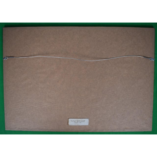 Art Sz: 10"H x 17"W Frame Sz: 15 3/4"H x 22 3/4"W Inscribed LR: To M. O'Malley Knott Very Sincerely Paul Brown '31...