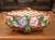 Late 19th Century 19th Century French Barbotine Porcelain Basket Jardinière With Flowers For Sale - Image 5 of 9