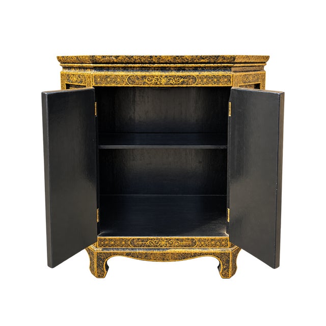 1970s Ornate Chinoisorie Cabinet For Sale - Image 5 of 5