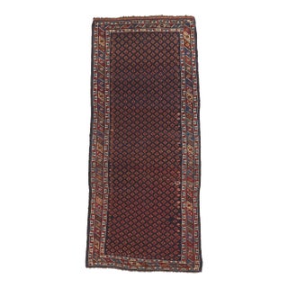 Early 20th Century Antique Caucasian Lori Kurdish Rug 04'08 X 10'05 For Sale