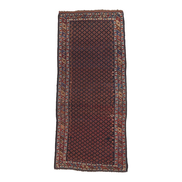 Early 20th Century Antique Caucasian Lori Kurdish Rug 04'08 X 10'05 For Sale