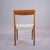 Wood Kontiki Chairs in Walnut and Wool and Cotton Upholstery by Yngve Ekström for Troeds, Sweden, 1950s, Set of 5 For Sale - Image 7 of 9