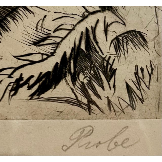 Paul Kleinschmidt, 1920 German Expressionist Figurative Lithograph "The Forest" Paul Kleinschmidt, 1920 For Sale - Image 4 of 6