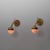 Vintage Italian Brass and Opaline Glass Globe Wall Sconces, 1950s, Set of 2 For Sale - Image 11 of 11