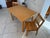 Farmhouse Table and Chairs Set in Spruce Wood, Set of 3 For Sale - Image 3 of 13