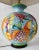 Traditional Table Lamp - Glazed Painted Stoneware With Bird and Foliate Motif For Sale - Image 3 of 3