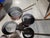 Vintage Copper Frying Pans, 1920s, Set of 7 For Sale - Image 4 of 10