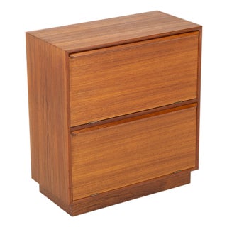 Teak Shoe Cabinet by G.V. Møbler, 1960s For Sale