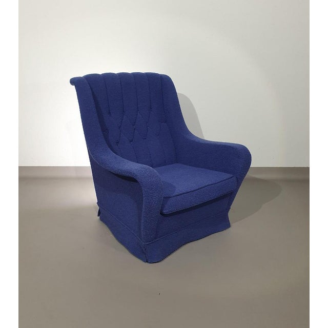 Armchair in Wool Boucle, 1970s For Sale - Image 16 of 16