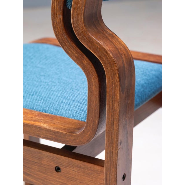 Mid-Century Modern Chairs by Ludvík Volák for Drevopodnik Holesov, 1960s, Set of 4 For Sale - Image 3 of 8